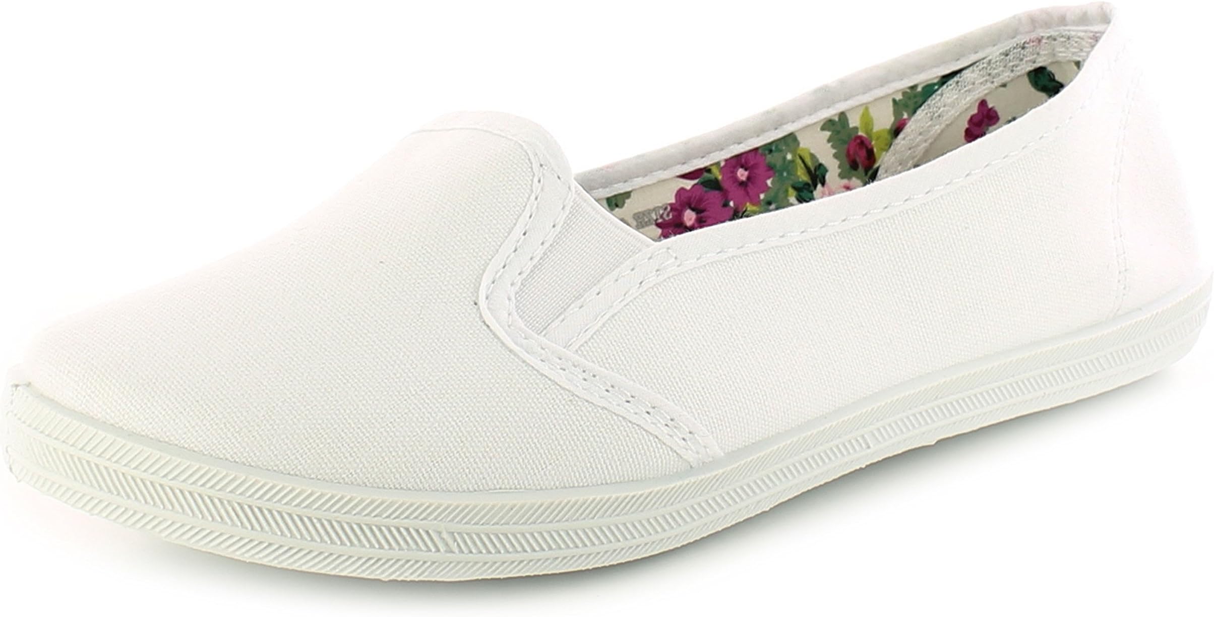 Platino Eleanor Women's Canvas Shoes White