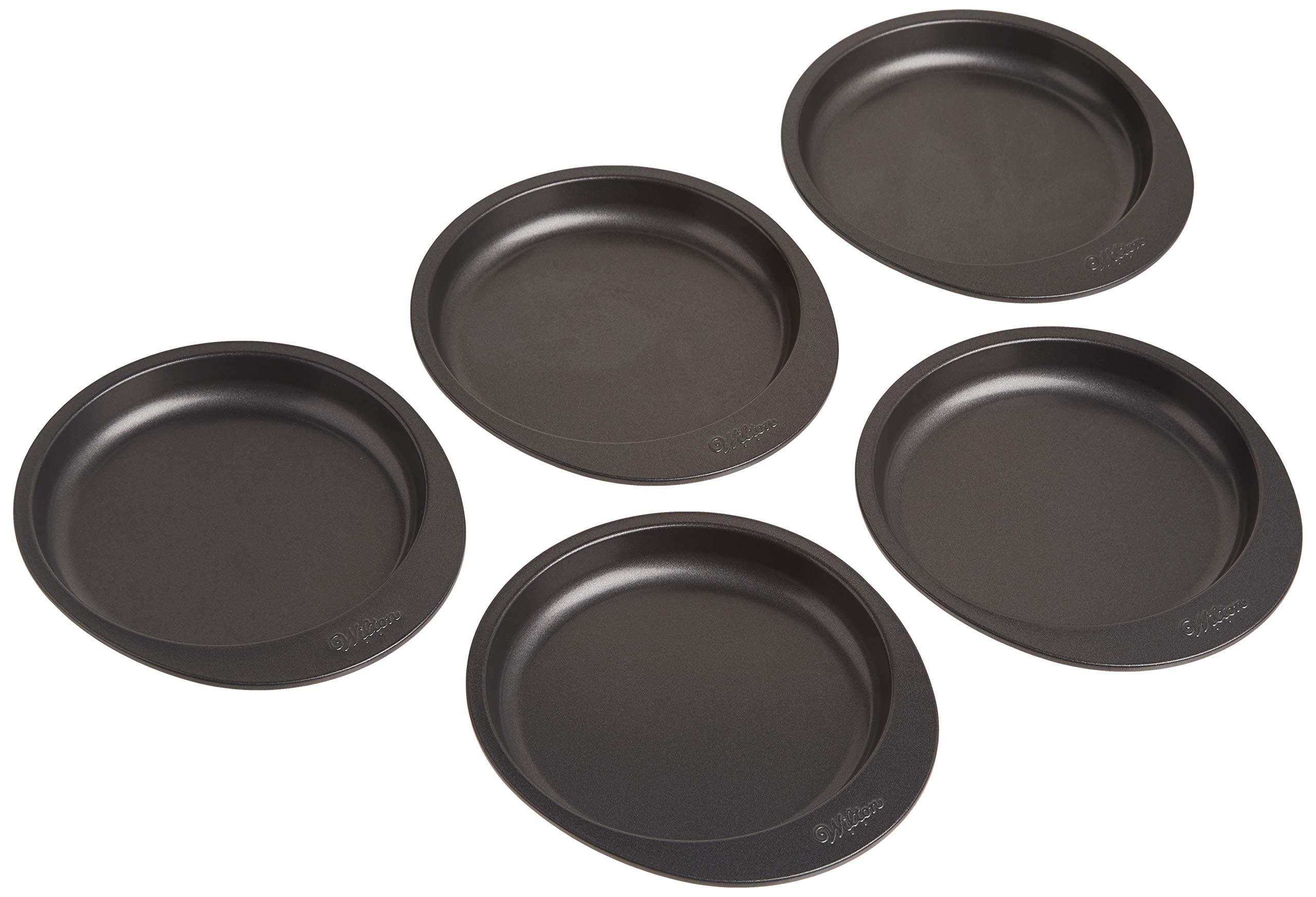 Wilton 2105-0112 - Easy Layers! Cake Tin Set, Non-Stick, 15.2cm (6in), 5 piece