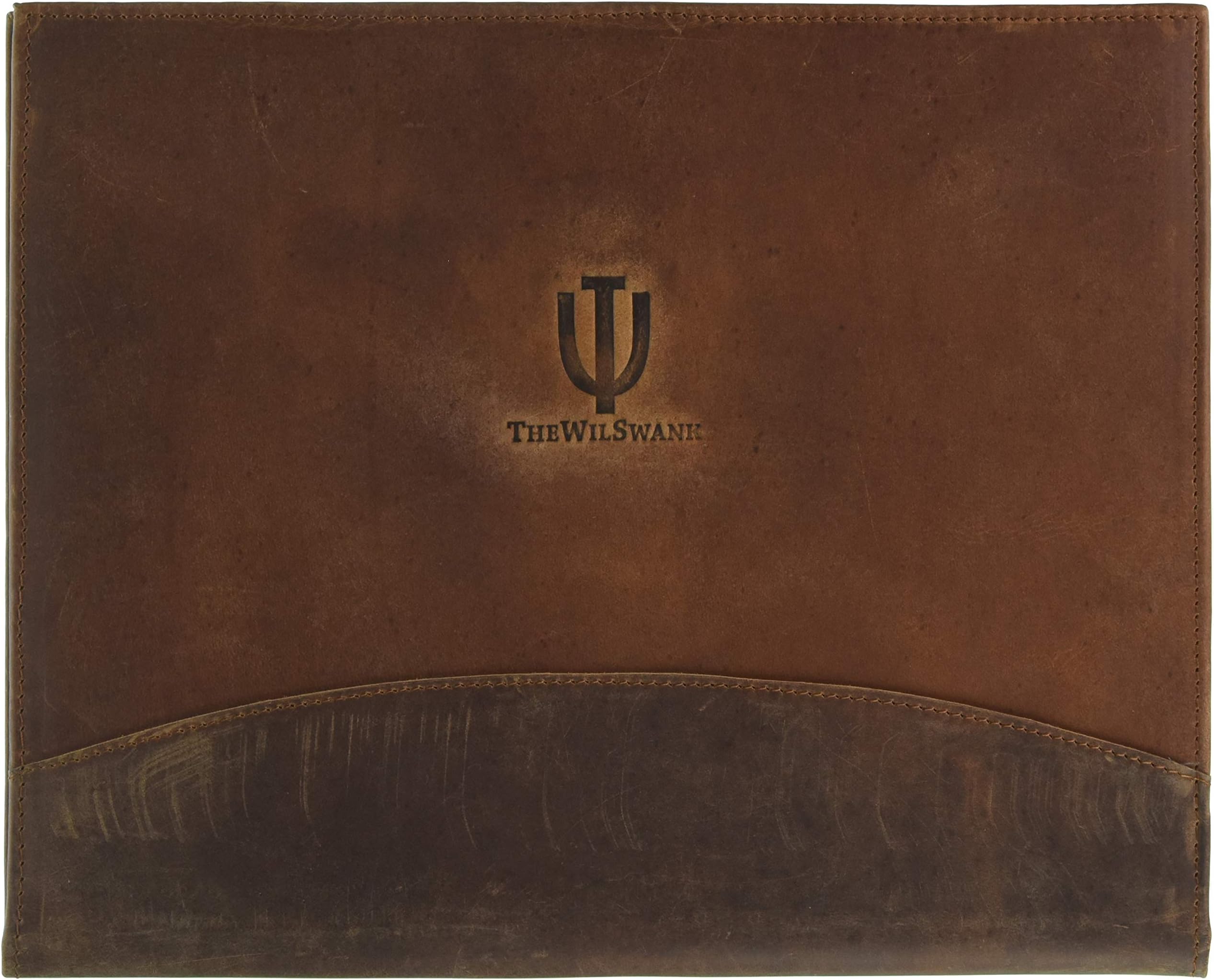 Non-Zipper Luxury Business Portfolio Leather Padfolio Crafted by Hand | File Folder Sale Gift for Him Her Men Women | | | Discount