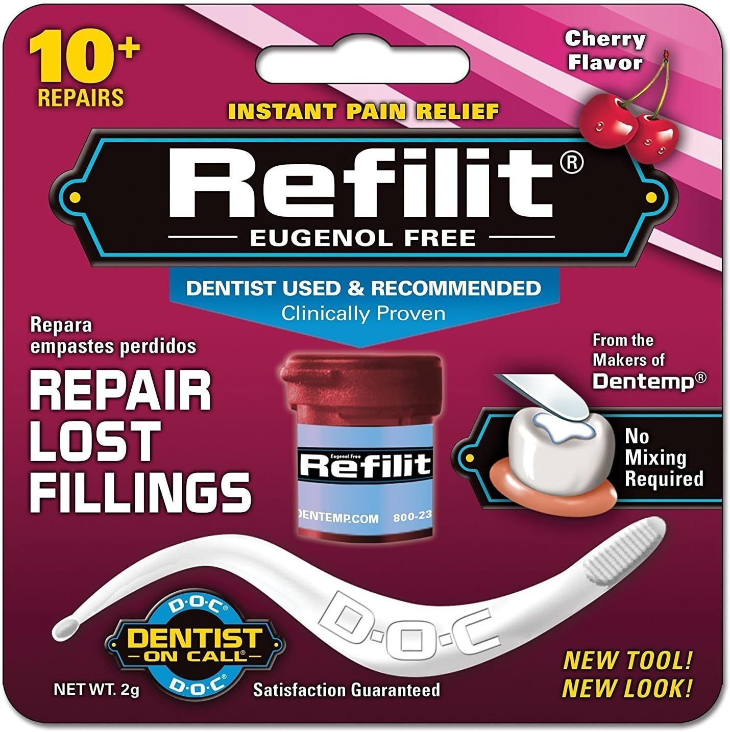 Refilit Cherry Filling Material D-088 .29 Ounces