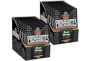 Country Prime Meats Classic Prime Bites. Dry Cured Pepperoni. High Protein Snack. 100% Canadian Made. No Artificial Flavours,