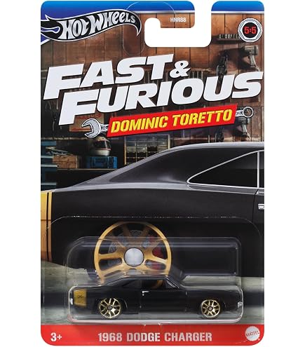 Hot Wheels Fast And Furious Dominic Toretto Auto 1970 Chevelle SS Modellino Die Cast Scala 1:64 - Lunghezza 7cm - HRW49