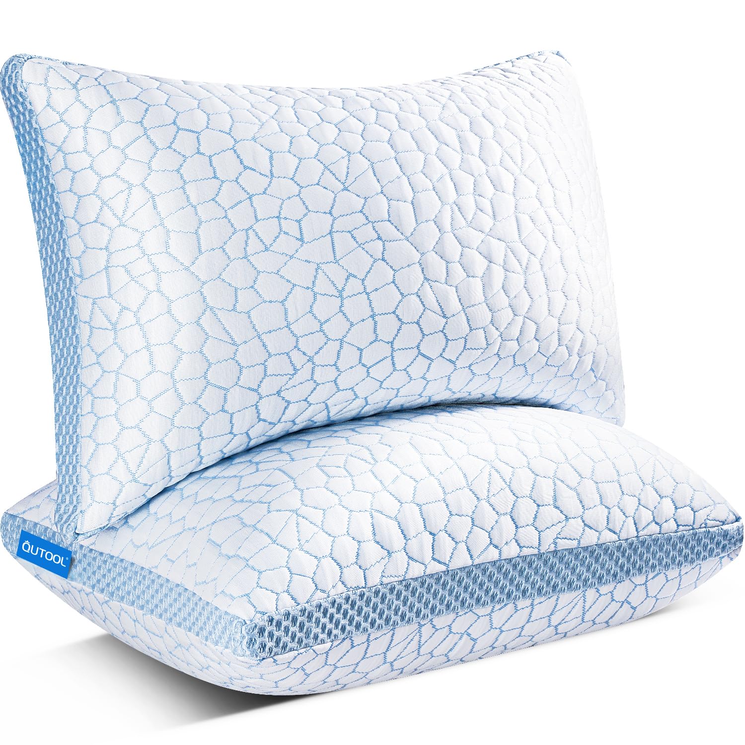 Enhanced Cooling Pillows for Sleeping, Shredded Memory Foam Pillows 2