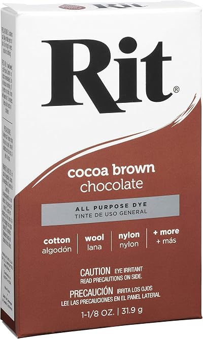 Rit Dye Powder Cocoa Brown - Fabric Dye Brand Rit Dye Powder Cocoa Brown