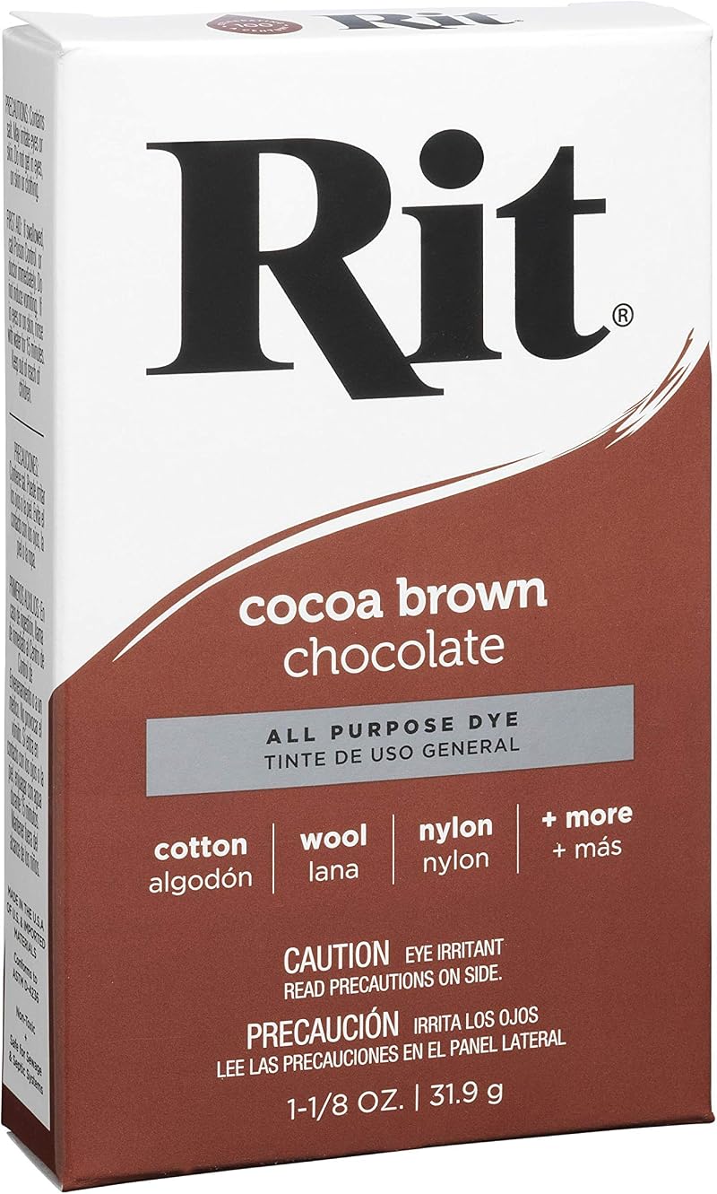 Rit Dye Powder Cocoa Brown - Fabric Dye Brand Rit Dye Powder Cocoa Brown