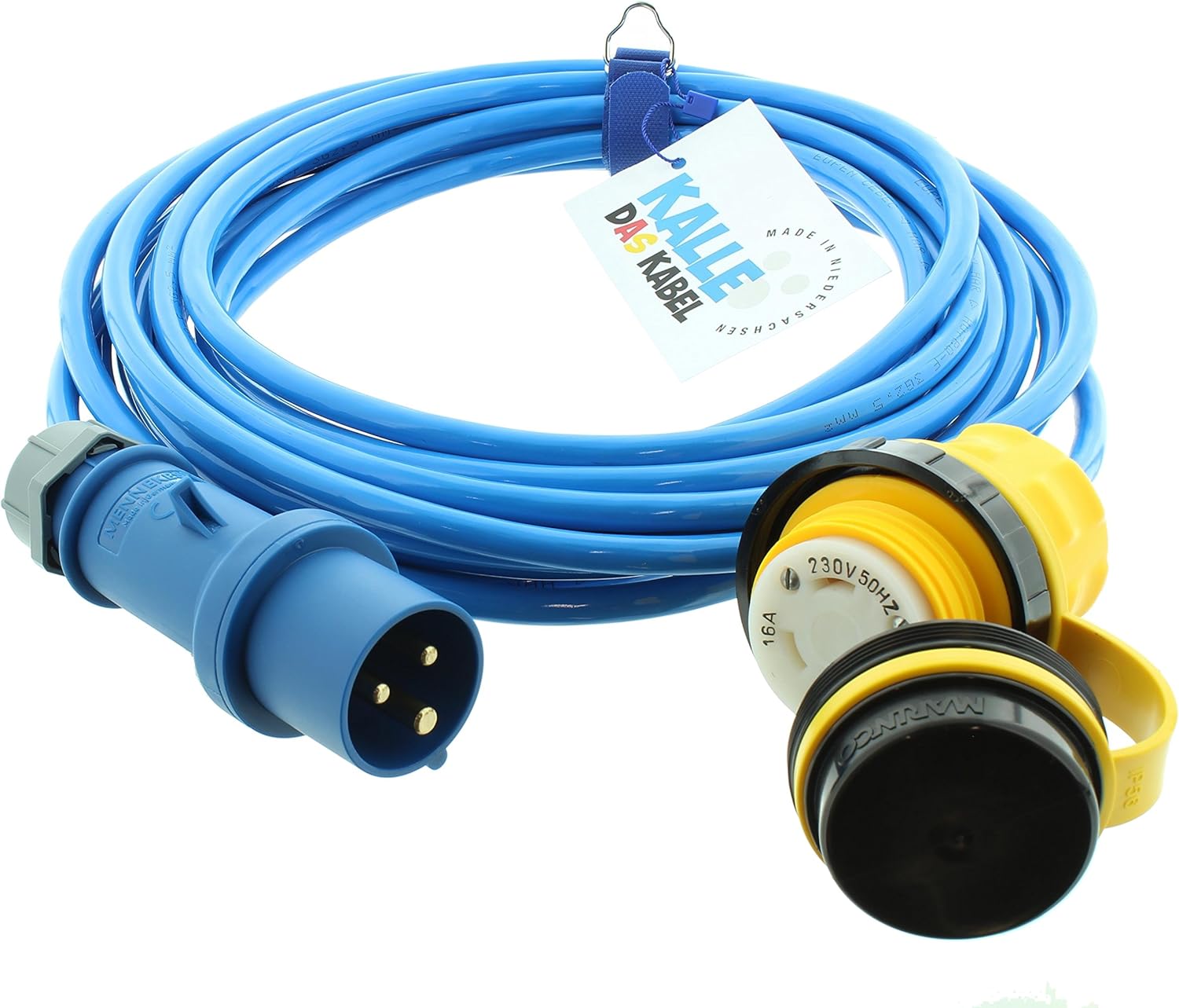 LandAnschlussKabel Polyurethan mit CEEStecker/MarincoKupplung 2,5