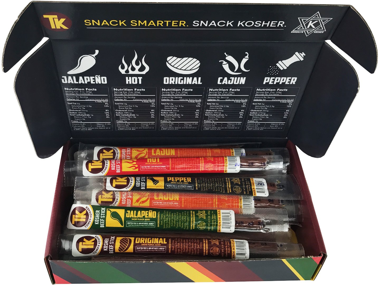 Amazon Com Tomer Kosher Beef Sticks 100 Usa Beef Msg