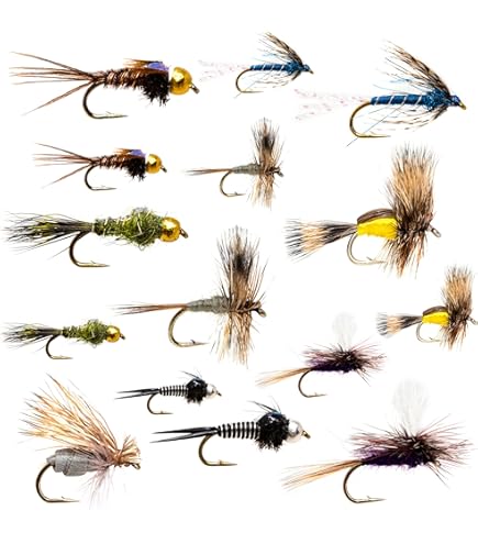 Pheasant Tail Nymph Fly Fishing Flies - Bead Head Trout Flies Size 12 (6 Flies)