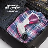 Swan Handheld Garment Steamer SI12020N 1100W 250ml 1.9m Cable White Pink view 3