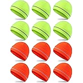 Handepo 12 Pcs Reflective Beanie Knit Hat Safety High Visibility Hat with Reflective Strip Hi Vis Men Outdoor Work Night Run