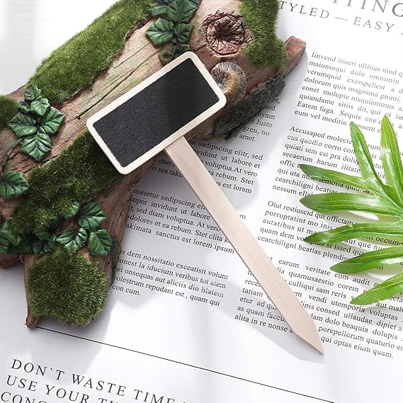 Exceart 40 Stuck Mini Holz Tafel Pfahle Tafel Holz Garten Pflanze Marker Tag Etiketten Garten Tafel Tags Ornamente Amazon De Kuche Haushalt amazon de