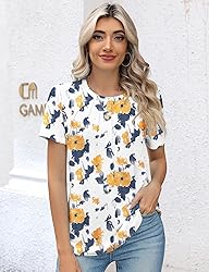Kistore Womens Plus Size Short Sleeve Crew Neck
