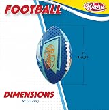 Wahu American Football 9 Inches Waterproof All-Weather Ball with Real Laces view 8