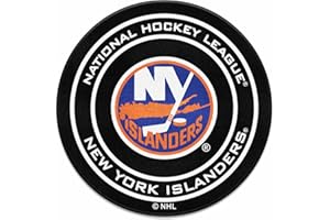 FANMATS - 10462 NHL New York Islanders Nylon Face Hockey Puck Rug 27" diameter