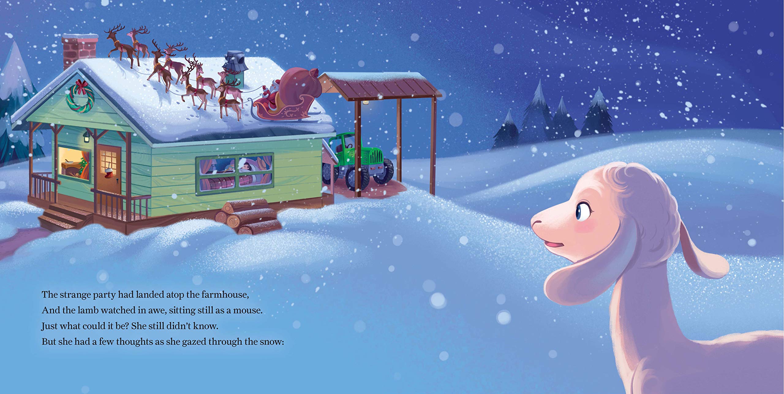'Twas the Night Before Christmas on the Farm: Celebrate the Holidays with this Sweet Farm Animal Book for Children