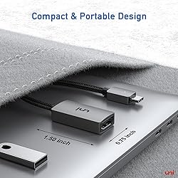 uni USB-C to HDMI Adapter 4K (2-Pack), Aluminum USB