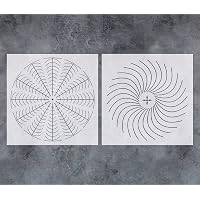 GSS Designs Floral Stencil 12x12 Inch - Large Reusable Wall Painting Stencil For Nursery, Furniture, DIY Decor - View #4