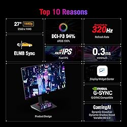 ASUS ROG Strix 27” 1440P USB-C HDR Gaming Monitor