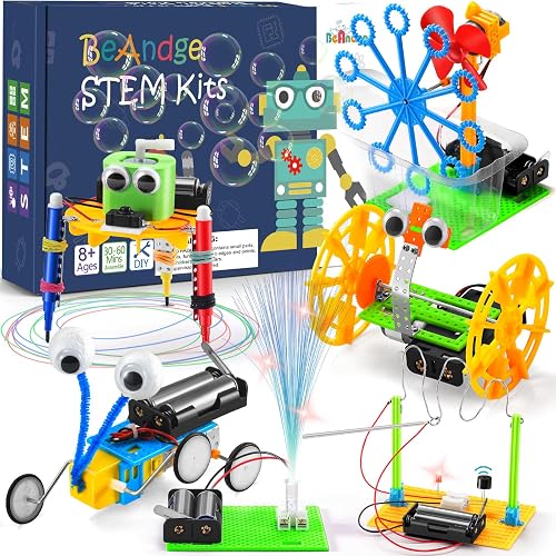 BeAndge STEM Kits for Kids Age 6-8 8-10 - Boy Gifts for 6 7 8 Year Old ...
