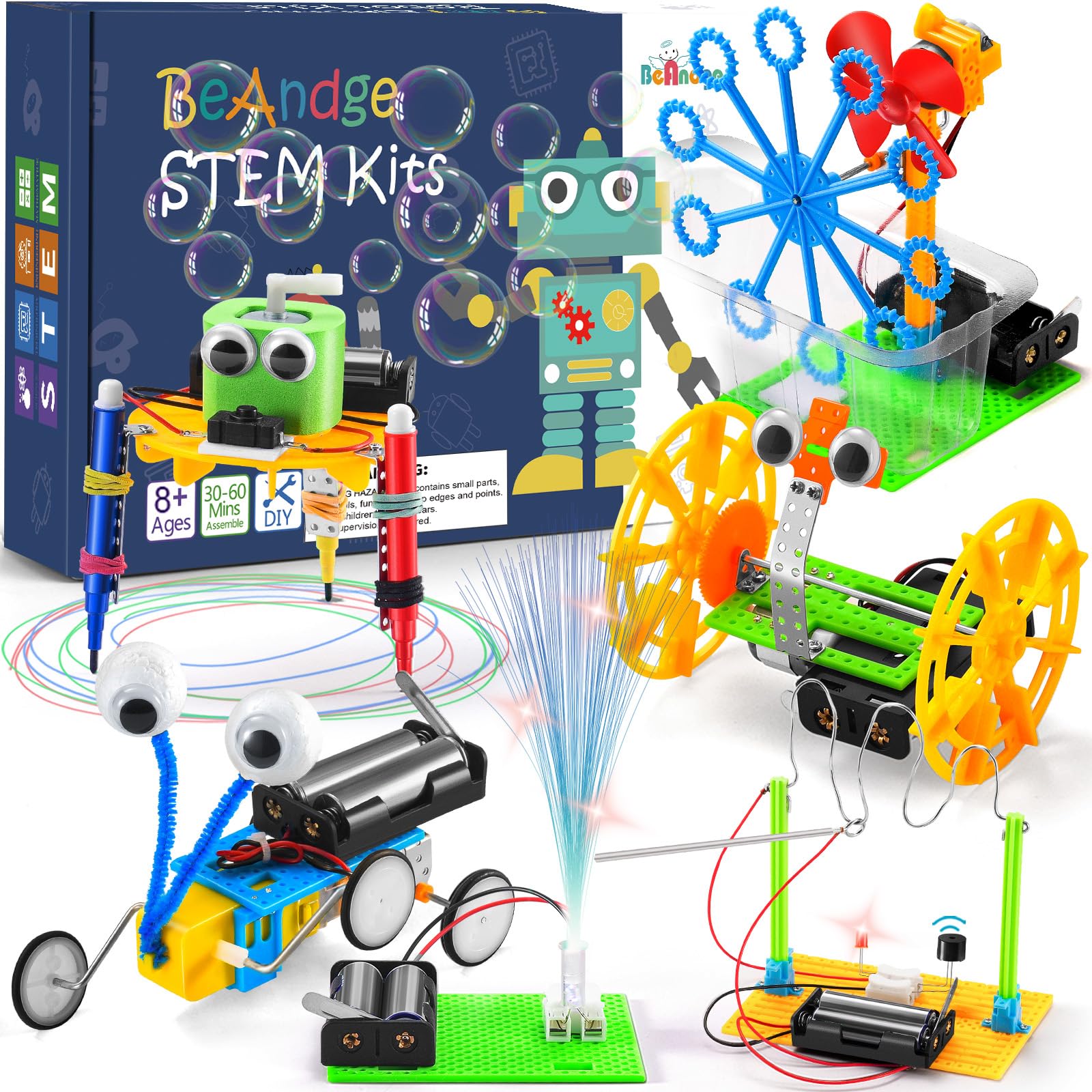 BeAndge STEM Kits for Kids 6-8 8-10, STEM Toys 6 7 8 Year Old Birthday Gift