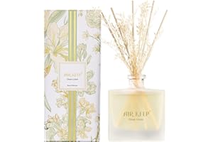 Airkeep Reed Diffuser,Clean Linen Scented Diffuser with 8 Sticks Fragrance for Bathroom, Oil Diffuser, Home Décor,Gifts, 5.7 oz. (170 ml)