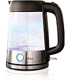 Oster 1.7L (7-Cup) Illuminating Glass Kettle with LED Indicator and Auto Shut Off