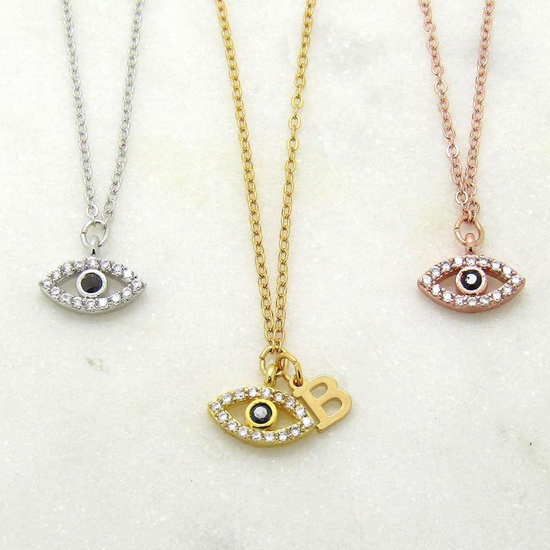 Personalised Evil Eye Necklace Amazon.co.uk Handmade