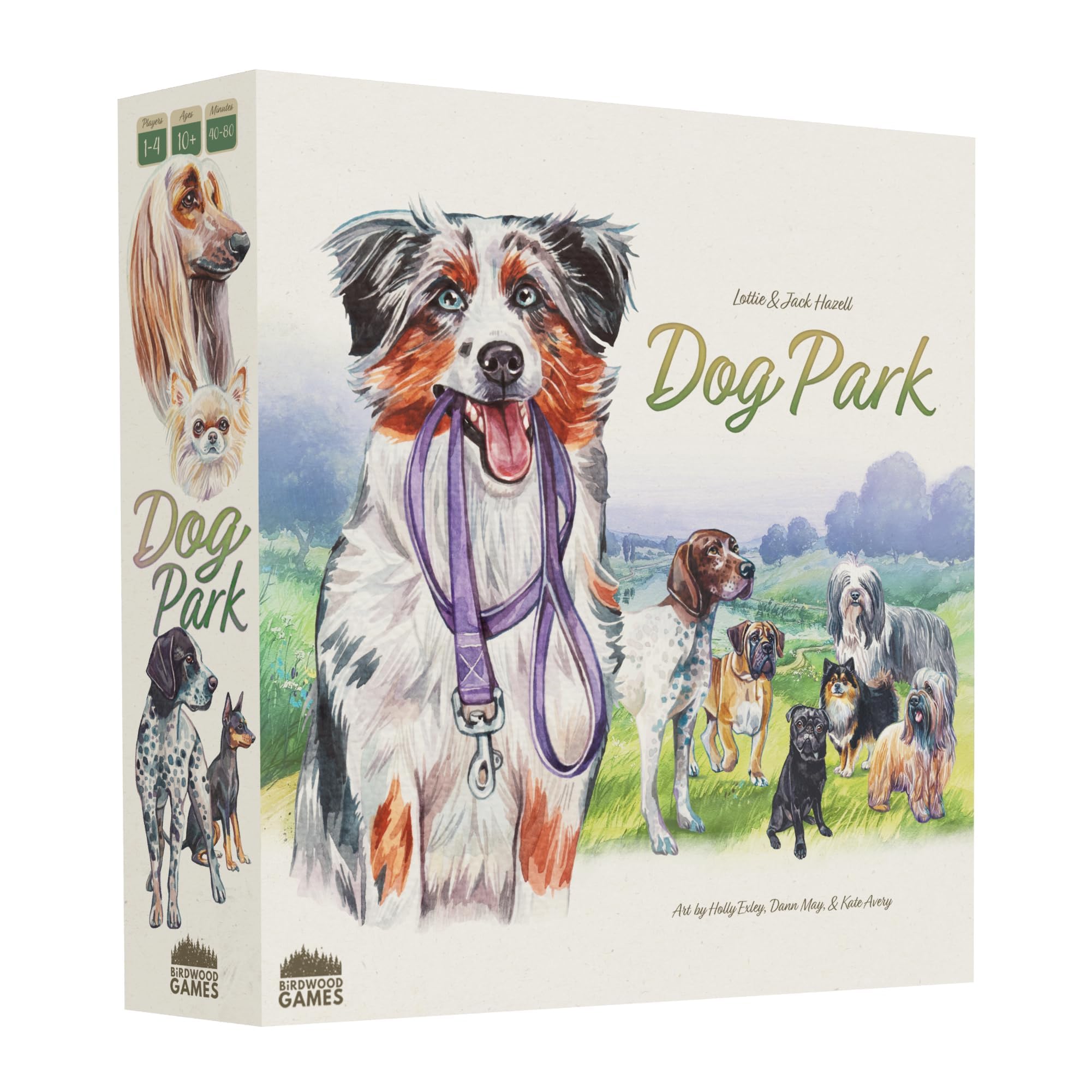 Dog Park, The Fun Strategy Board Game by Birdwood Games for Family Night, Perfect for Dog Lovers, Kids & Adults, for 1-4 Players, Ages 10+