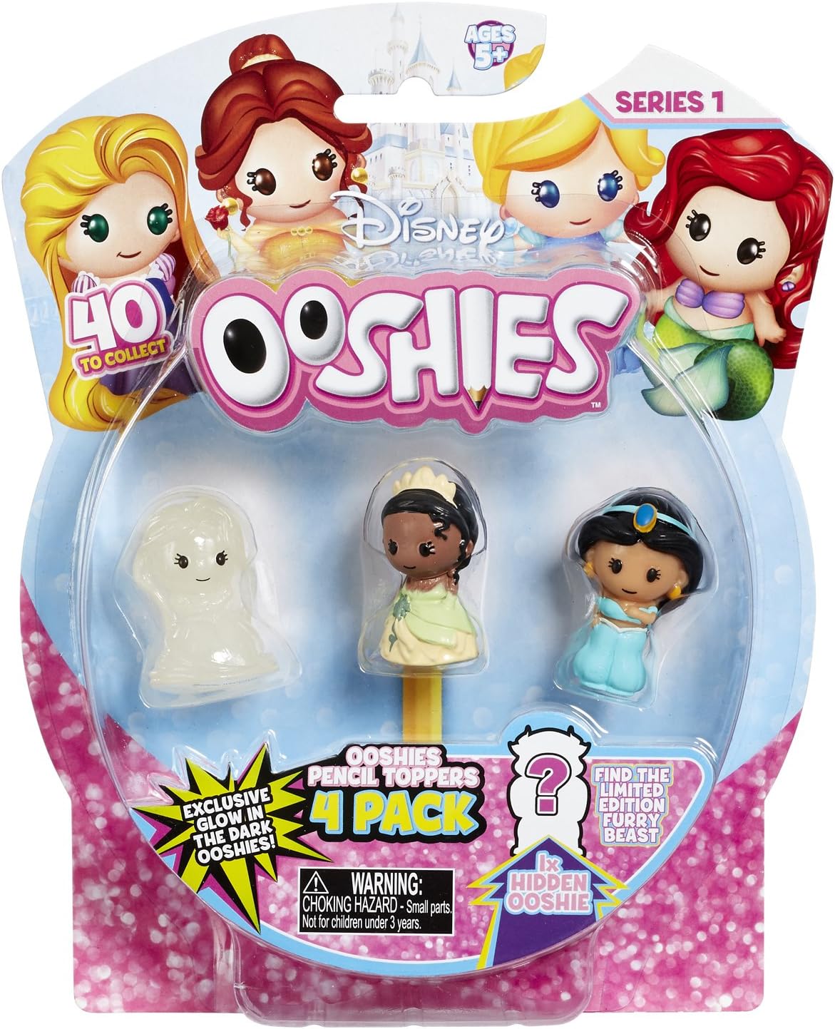 Ooshies 76478 "Princess Mix 4" Figure (Pack of 4)