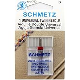 SCHMETZ Twin (130/705 H ZWI) Sewing Machine Needles - Carded - Size 2.5/80