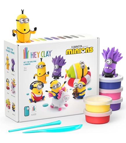 Amazon.com: HEY CLAY Despicable Me Minions 15 Cans Set - Colourful