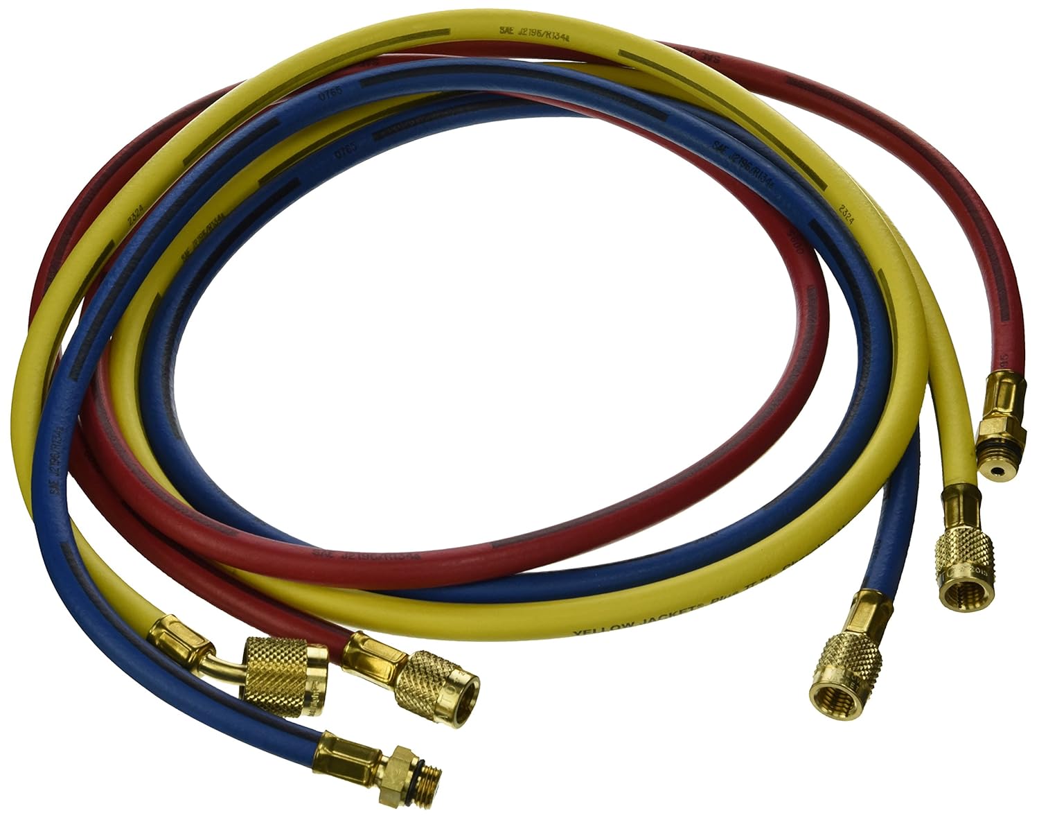 Yellow Jacket 27102 Auto Hoses 60", Red/Yellow/Blue (Pack of 3) Room Air Conditioners Amazon