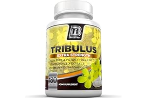BRI Nutrition Tribulus Terrestris - 180 Count 45% Steroidal Saponins - Highest Purity On The Market - 1500mg Maximum Strength Bulgarian Tribulus - 90 Day Supply