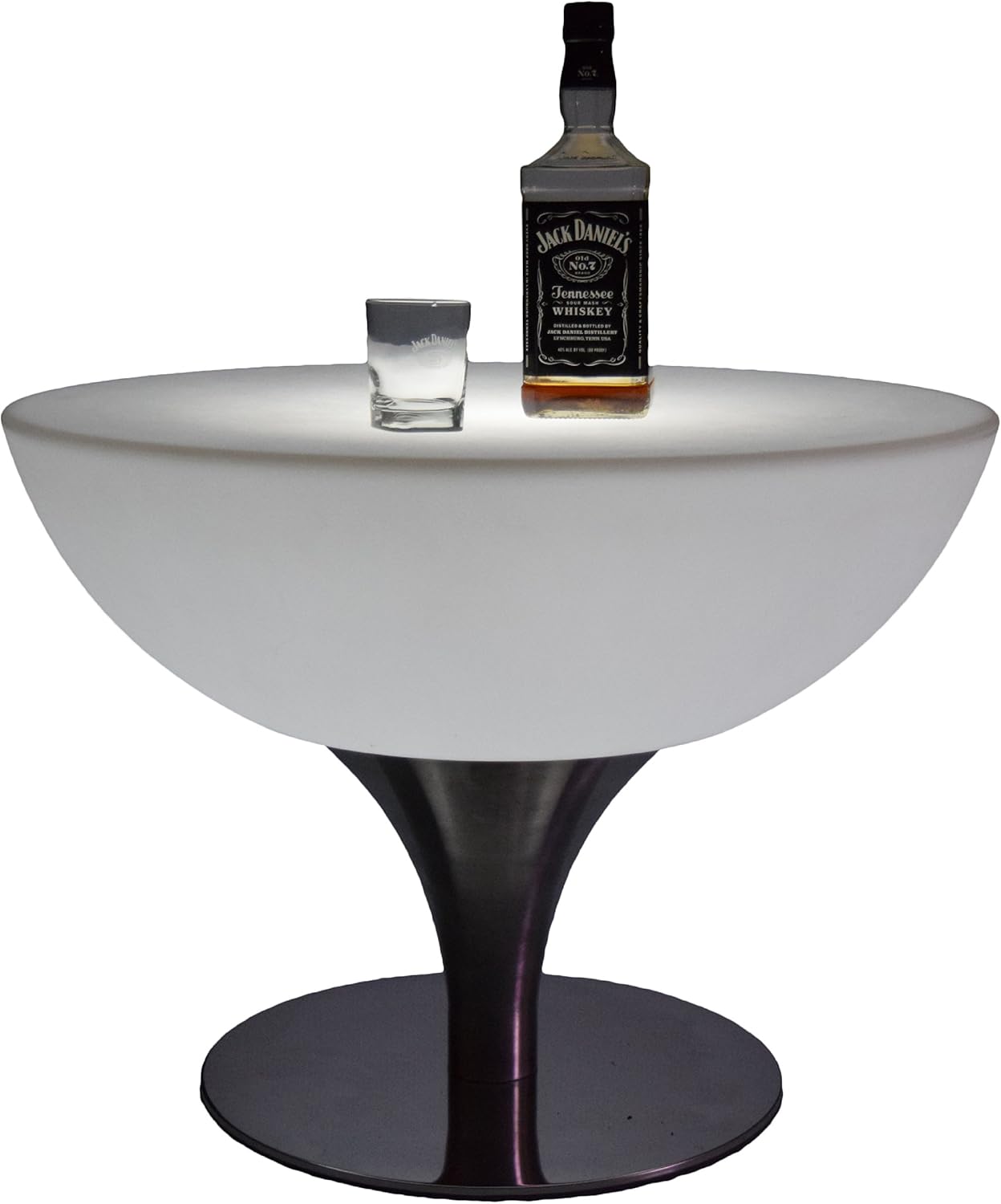 light up side table