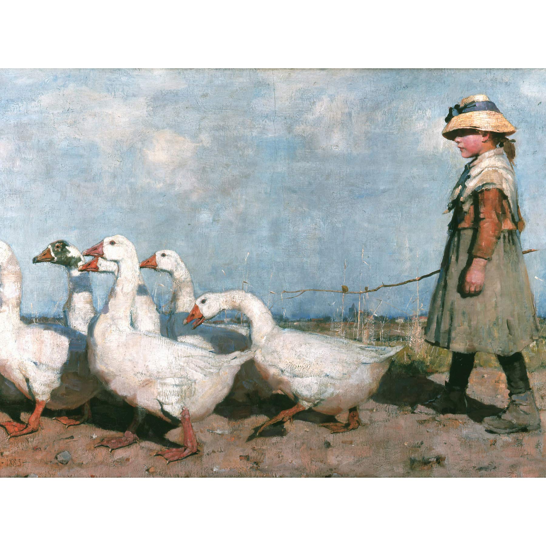 Guthrie Pastures New Scottish Realism Painting Extra Large Wall Art Print Premium Canvas Mural