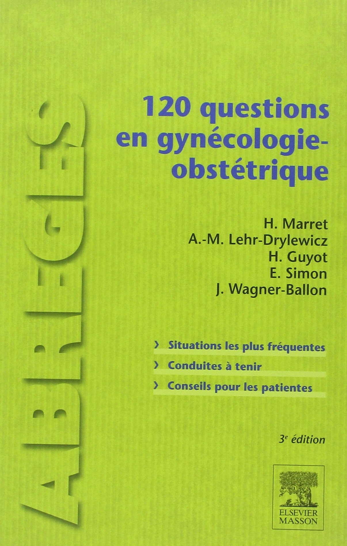 Résultat de recherche d'images pour "120 questions en gynécologie-obstétrique amazon"