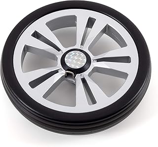 Andersen Ersatzrad für Alu Star Einkauftrolley,| Ø 200 mm, Silber