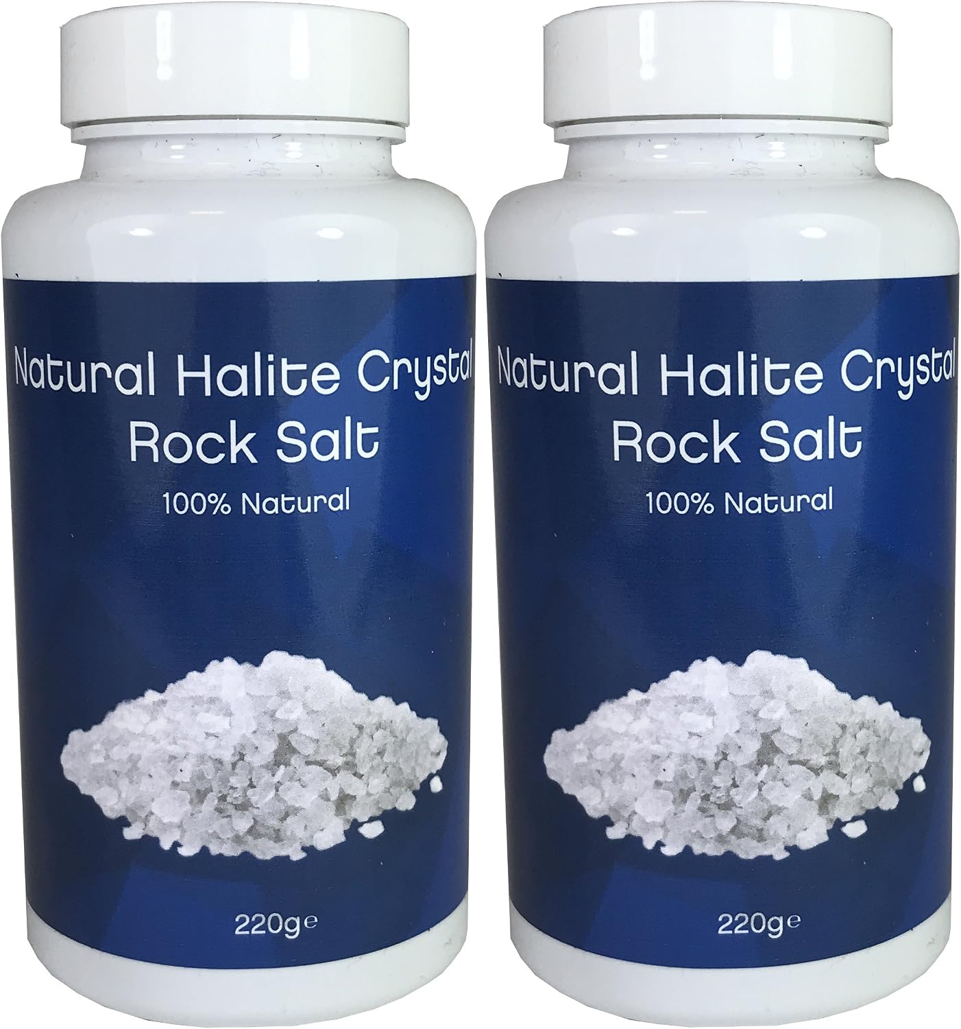 2X Natural Halite Crystal Rock Salt - 220g