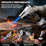 TBTeek Blow Torch Kitchen Torch Adjustable Flame Safety Lock Soldering view 6