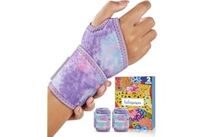 Lalapapa 2 Pack Wrist Brace for Women, Adjustable Fits Both Right & Left Hands for Night Support Tendonitis Carpal Tunnel Arthritis Lifting Arthritis Tennis Sprained Typing Sports, Tie-Dye Print