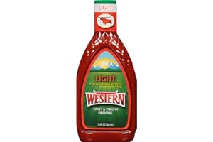 WISH-BONE Western Sweet and Smooth French Light Salad Dressing, 15 fl. oz.