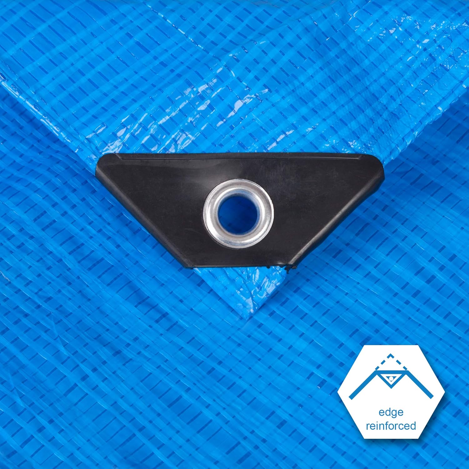 Cartman Poly Tarp Cover 10 x 12 Feet, Multi-Purpose Waterproof, 60GSM Blue: Home Improvement