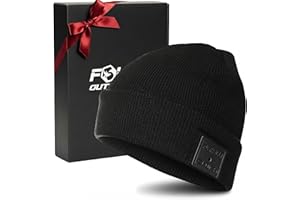 Foxelli Bluetooth Beanie Hat – 15-Hour Battery, Built-in Mic, Fully Washable, Perfect Tech Gift for Men & Women