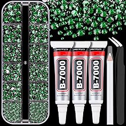 Resin Rhinestones for Crafting with B7000 Jewelry