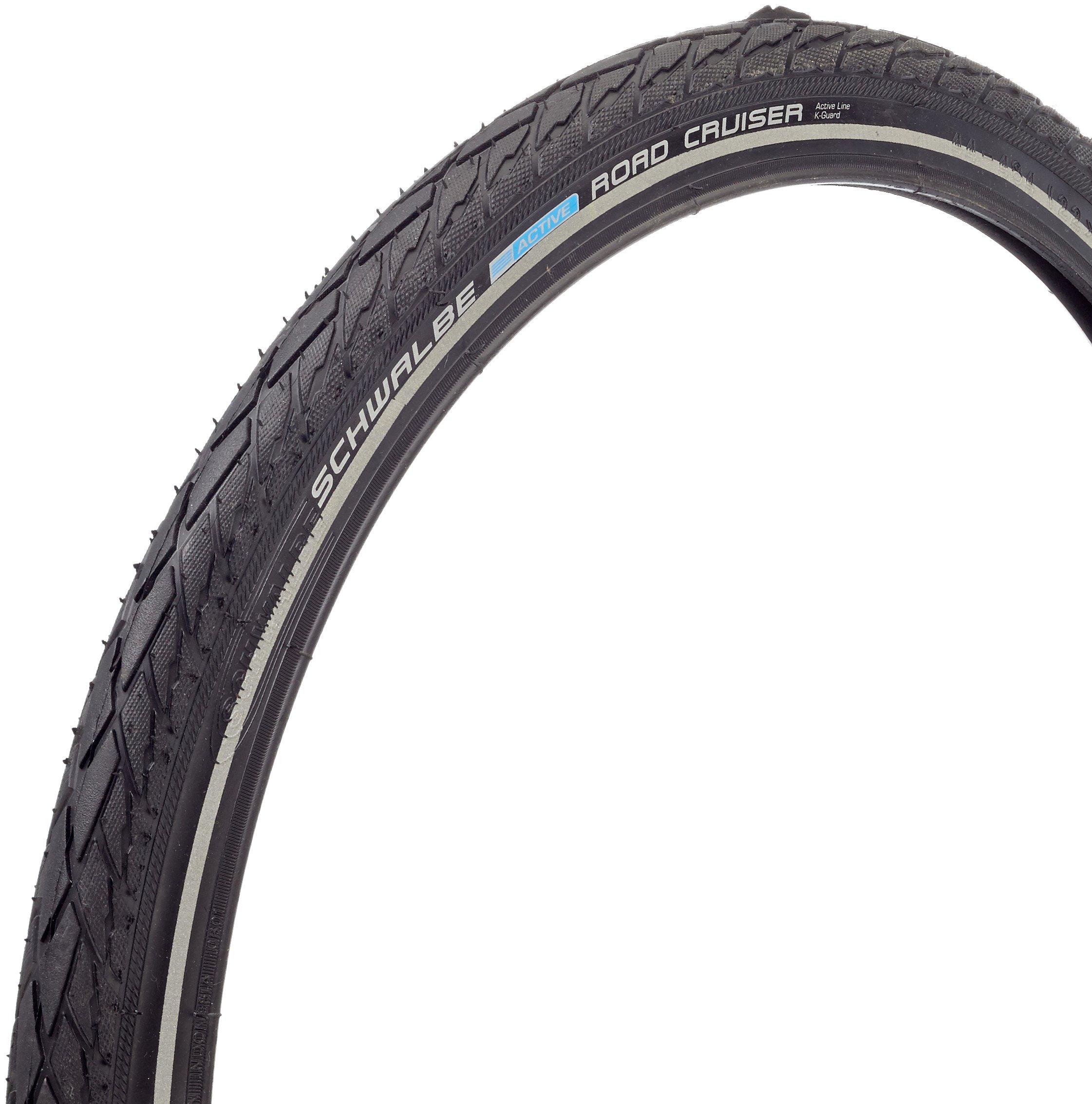 Schwalbe 705005 - tire road cruiser 22x1 1/2 hs377 k-guard twinskin sbc rigida negro reflectante