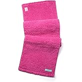 FACESOFT Eco Friendly Gym Towel for Working Out - Soft and Absorbent Cotton Exercise - No Synthetic Microfibers or Plastics - Sweat Towel for Gym, Fitness, Sports, Yoga - Pink - 1 Pc