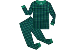 KikizYe Girls Pajamas Set Kids Long Sleeve PJs Cotton Jammies