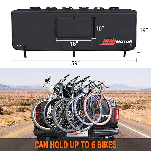 MNJ Motor Upgrade Curve Tailgate Pad for Mountain Bikes,Truck