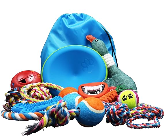 Hundespielzeug 14 Stücke set.Lustige und Sorte Tier Spielzeug für Große