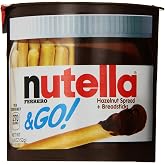 Nutella and Go Snack Packs, Chocolate Hazelnut Spread with Breadsticks, Perfect Bulk Snacks for Kids' Lunch Boxes, 1.8 Ounce, Pack of 48